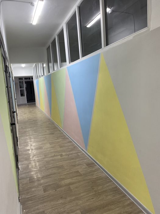 Ремонт отделка левкас поклейка обоев покраска