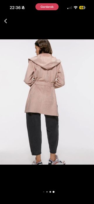 Zara блейзер с капюшоном