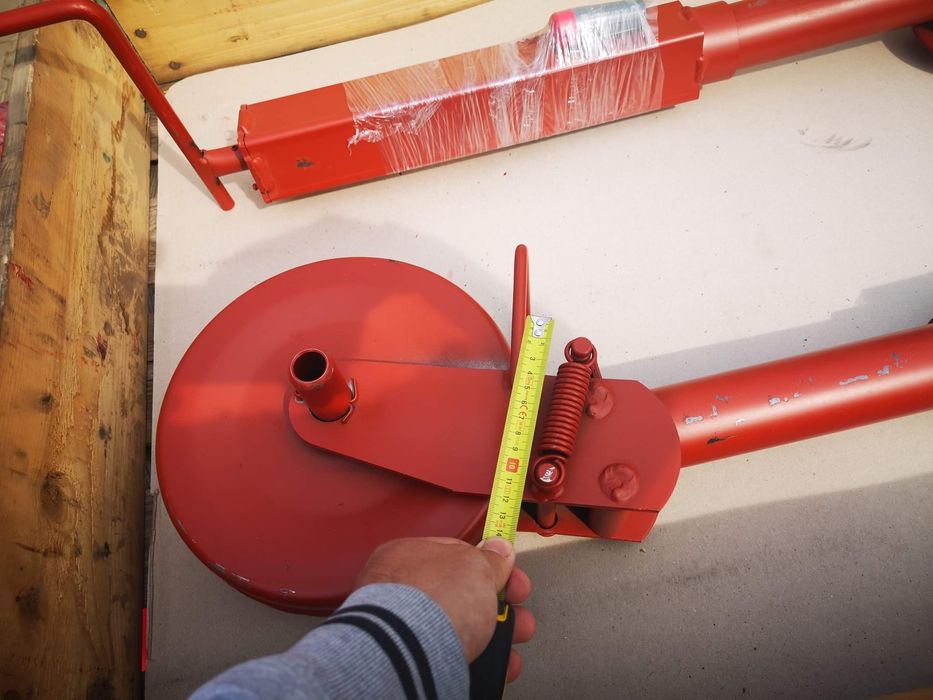 Picior sprijin cu roata remorca îngrășăminte mig gunoi vidanja 7 tone