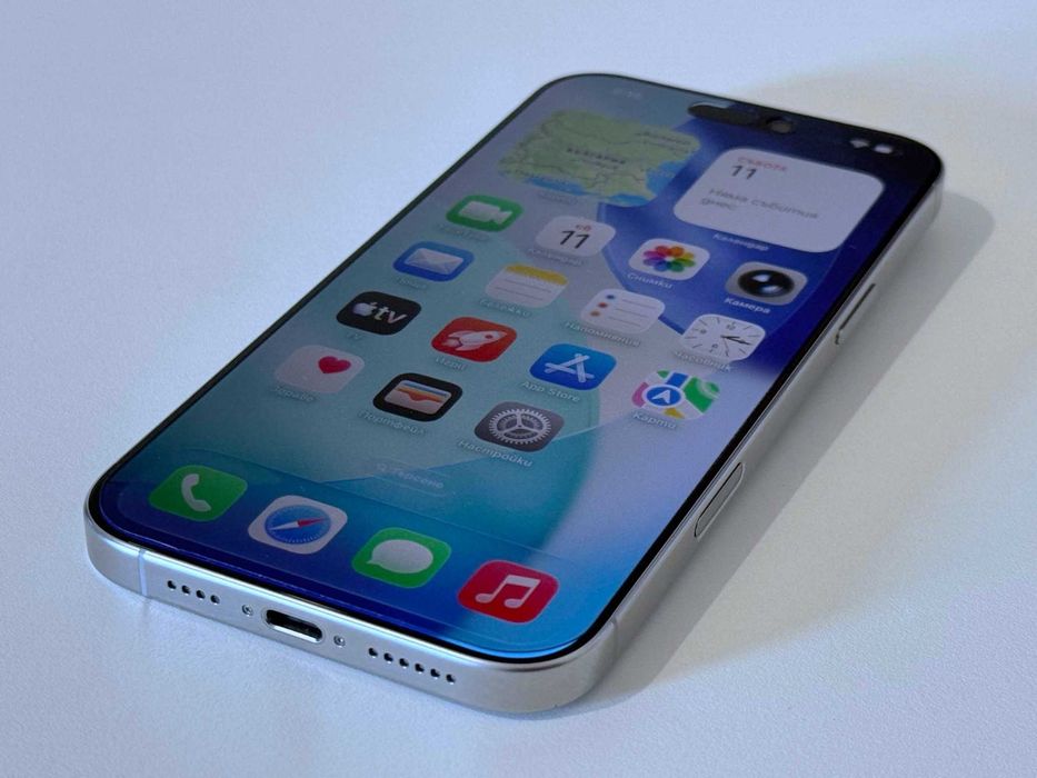 Бартер! Като НОВ! iPhone 16 Pro Max White Titanium (Бял) 94%