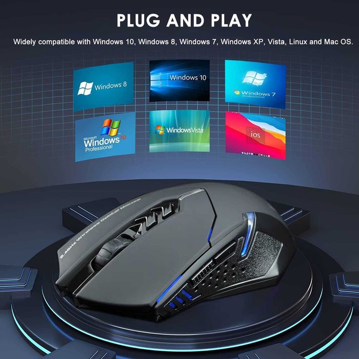 Професионална игрална оптична мишка ET TECH X-08 7 бутона