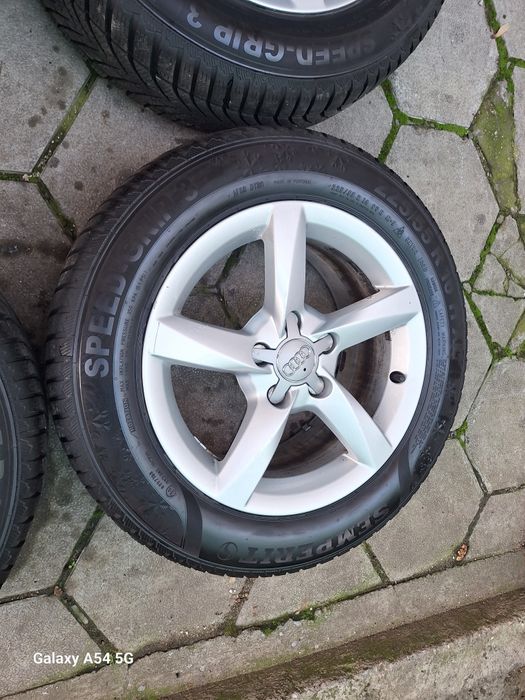 16цола 5х112 Ауди 66,6мм+зимни 225/55/16