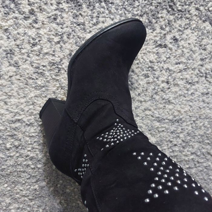 Cizme negre lungi + unu gratis