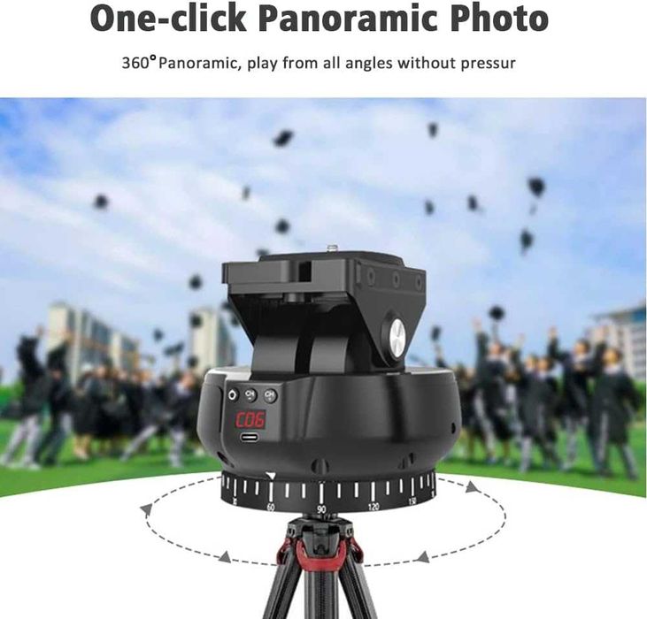 Въртяща се глава за фотоапарати/смартфони  с дистанционно  Mcoplus