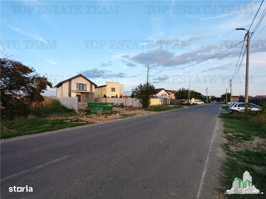 Teren intravilan pentru constructii stradal, 2965 mp, cu toate utilita