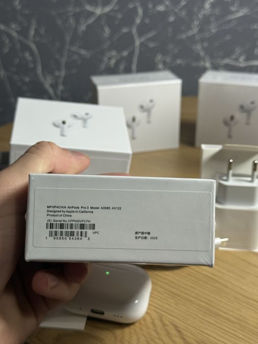 PACHET! Airpods pro 3 + Incarcator apple 2m