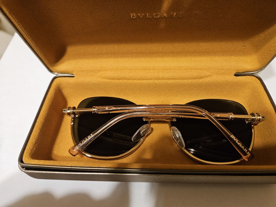 Ochelari de soare Bulgari pink gold noi