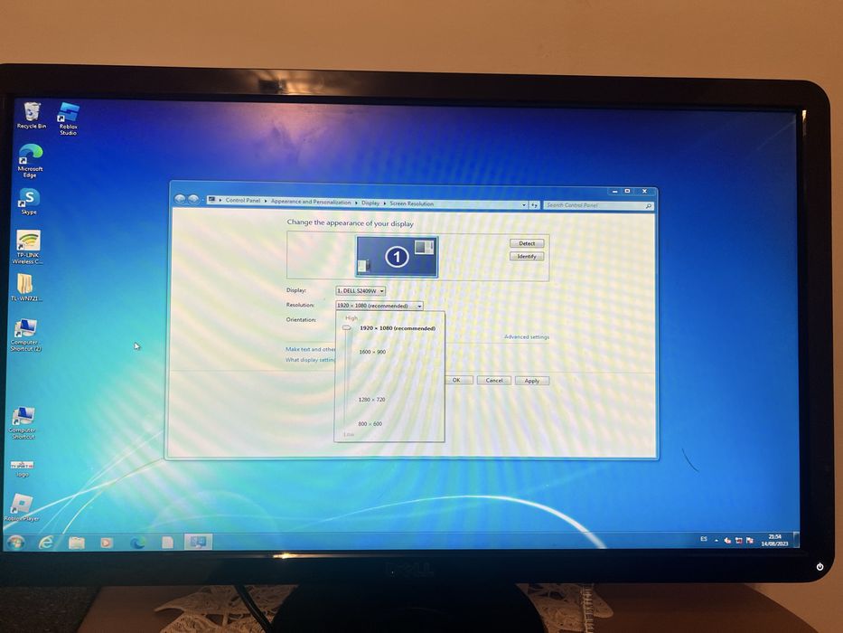 Monitor Dell 24 zgariat