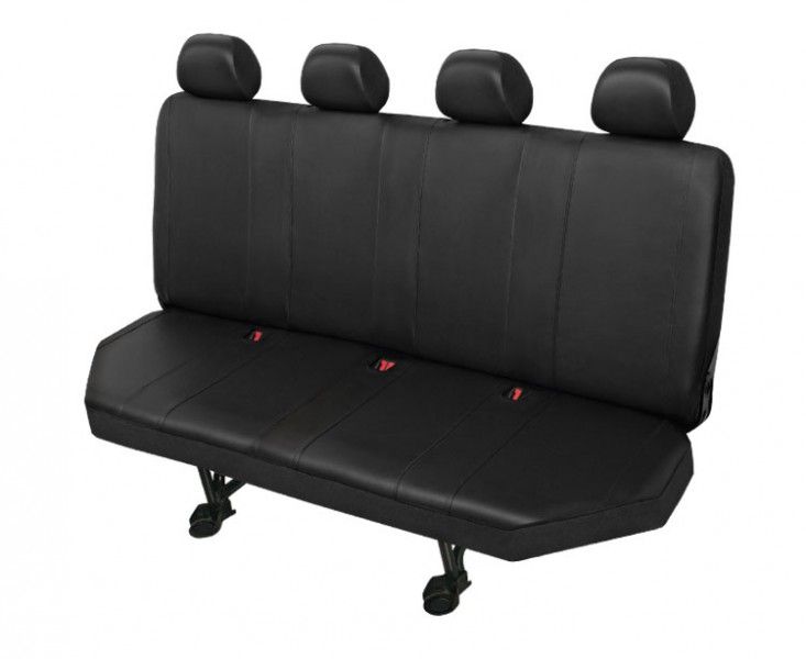 Husa bancheta cu 4 locuri Practical DV4 XL imitatie piele neagra, lungime spatar 1170cm lungime sezut 1165cm latime spatar 62cm latime sezut 50cm