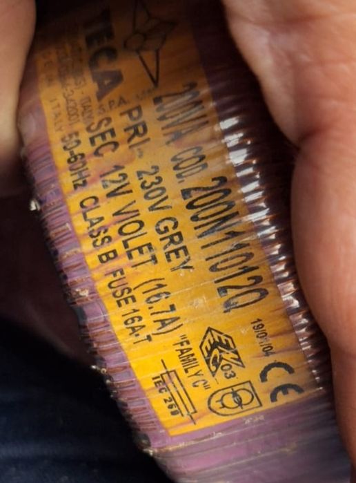 Transformator toroidal 200 VA