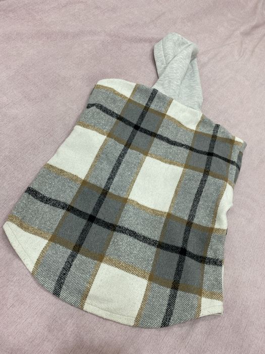 Тёплый свитер-рубашка, клетчатое. Торг есть