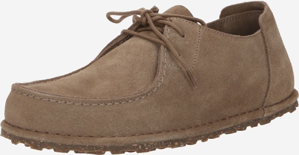 Mocasini Brikenstock pe Gri Taupe 39 și 40