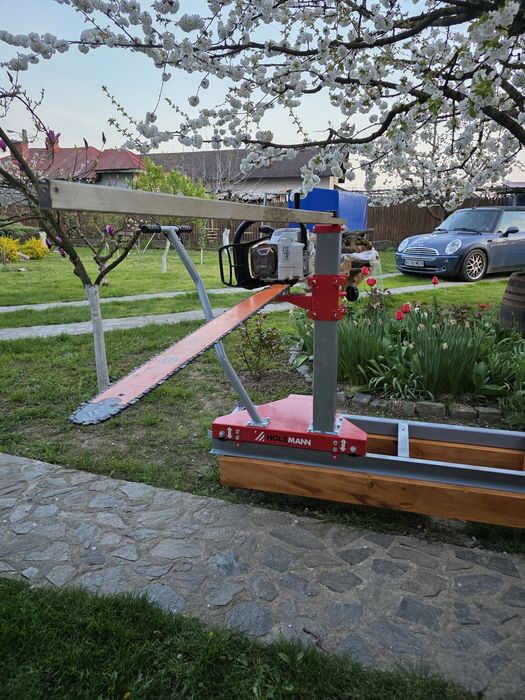 Stihl MS 661c și sistem pentru debitare longitudinală.