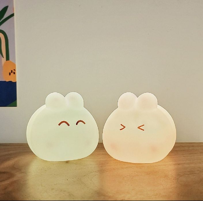 Cute Rabbit Night Light hohlagan joyda hohlagan ishingizda chiroqi