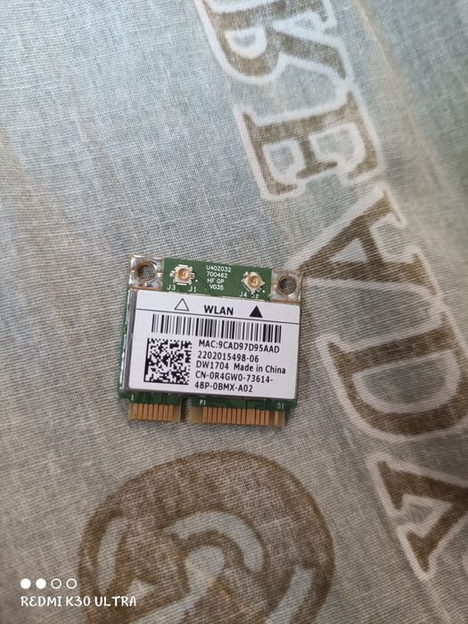 Wi-Fi модуль Dell DW1704 (0R4GW0) Mini PCIe