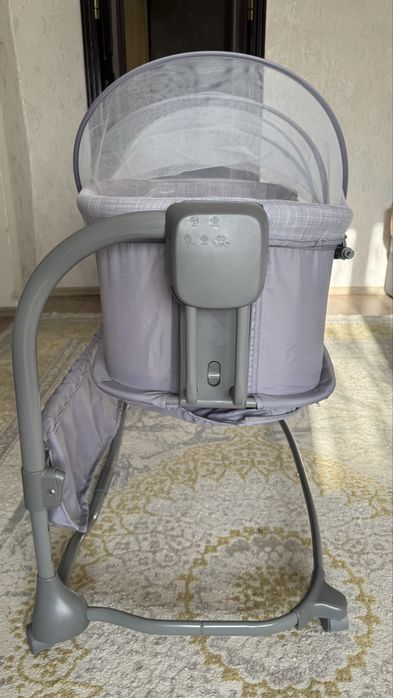 Манеж кровать качеля