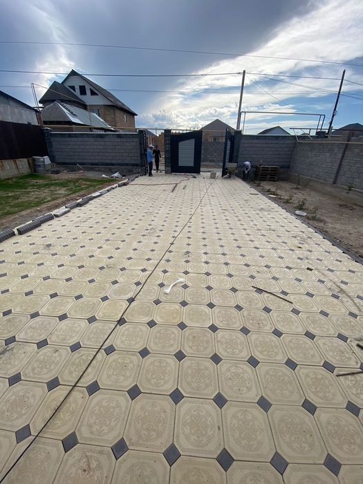 Укладка брусчатки