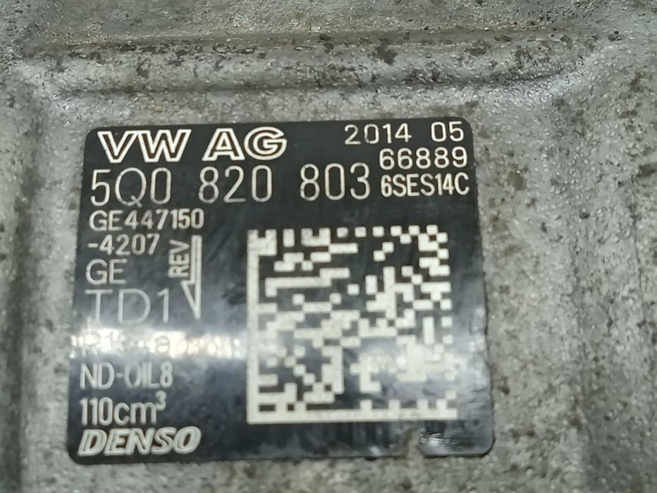 Compresor clima ac 5q0820803 Volkswagen Golf 7 (facelift) (2017 - 2020)