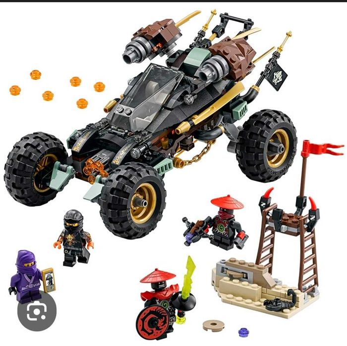 Lego Titanium Ninja Tumbler- Ninjago Rock Roader Building