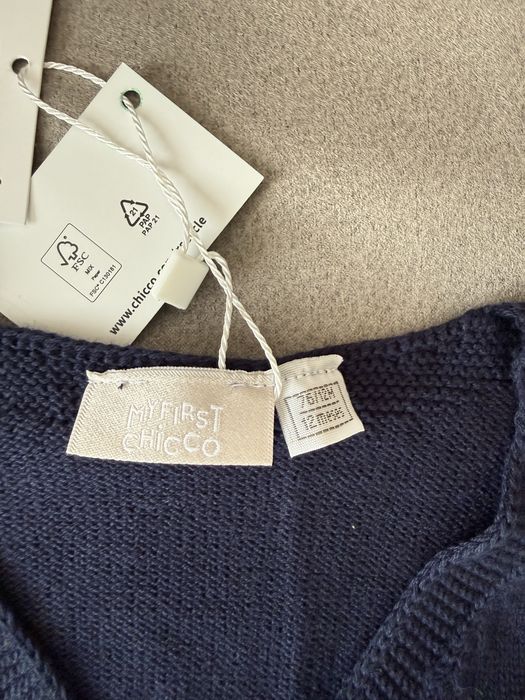 НОВ пуловер CHICCO 12м /76см