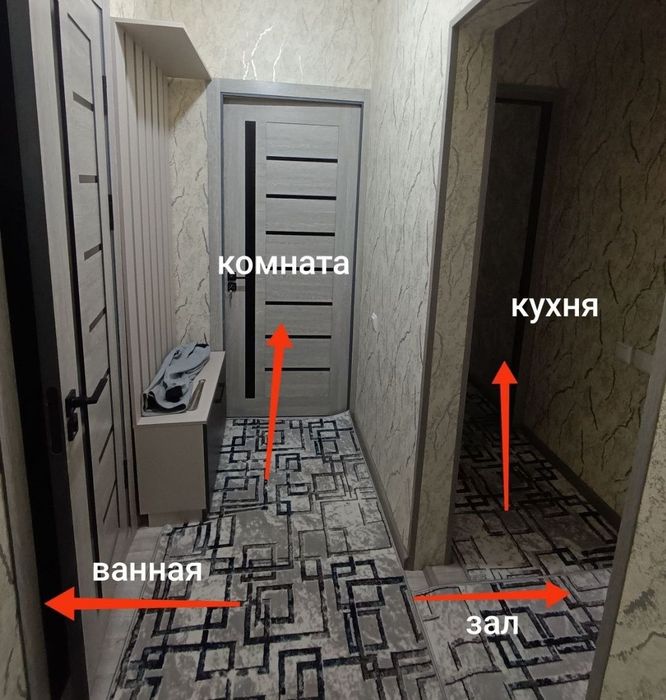 ÷ 1в2/3/9 Чиланзар 18-квартал Ал-Хоразмий Круг 43м² продаётся квартира