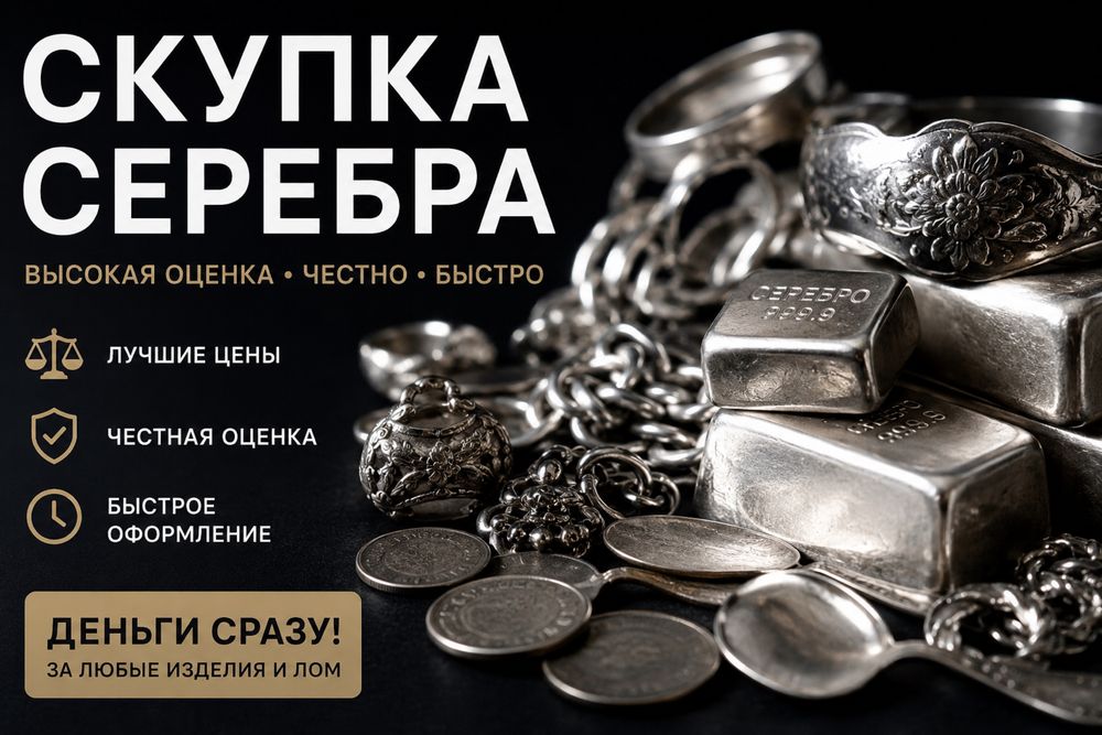 Скупка серебра дорого