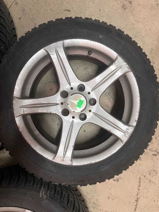 Мерцедес w203 5x112 16 цола Джанти с зимни гуми 205/55