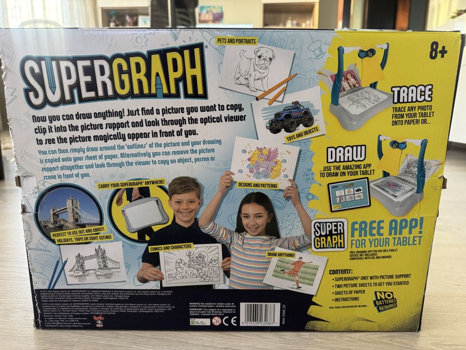 Supergraph - детска играчка, пректор за рисуване