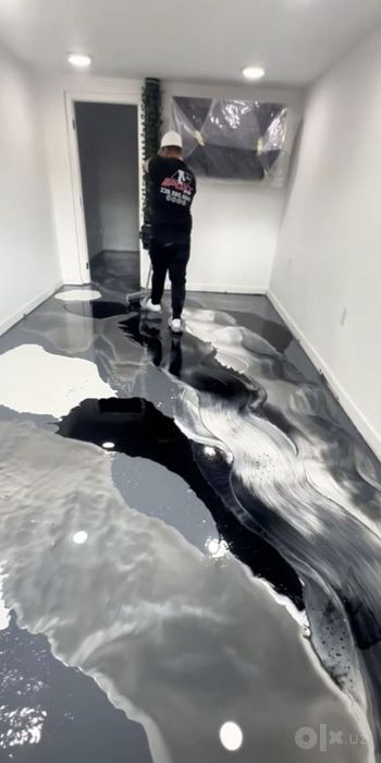 Эпоксидный смала наливной пол. EPOXY FLOOR COATING SYSTEMS ALEM-500