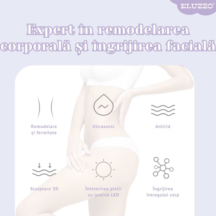 Dispozitiv Ultrasonic pentru Remodelare Corporala, Slabire, NOU