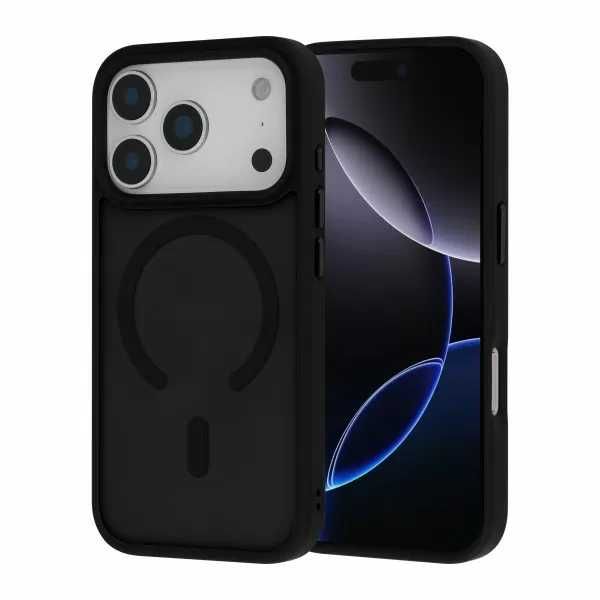 Husa MagSafe Neagra - Spate Mat Fumuriu - iPhone 17 Pro