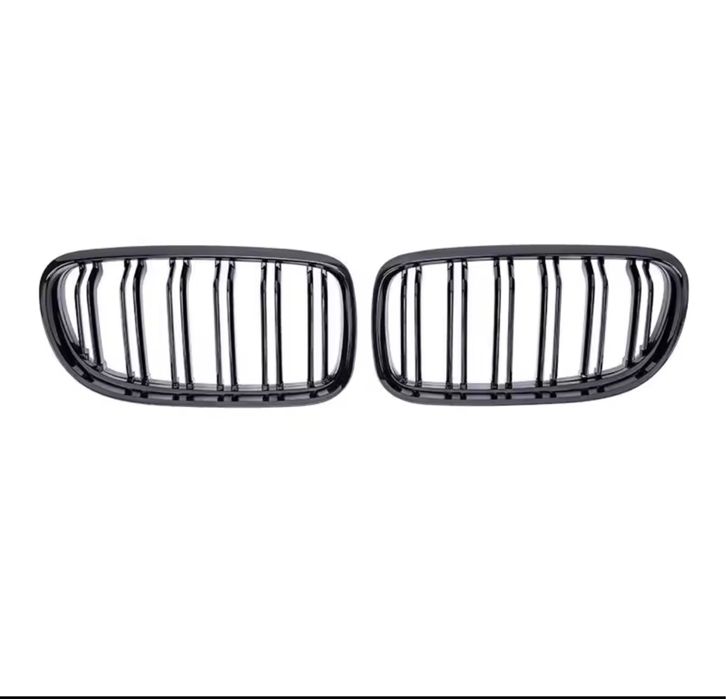 Set grile nari duble M negru lucios Bmw Seria 3 e90 LCI Facelift 09-12