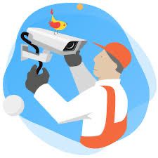 Установка видеонаблюдения