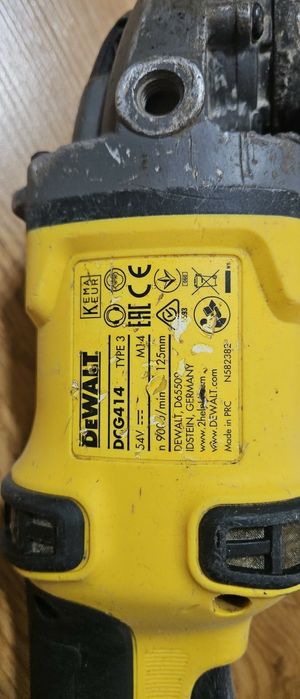 Dewalt DCG414N Flexvolt polizor unghiular profesional 54v Folosit