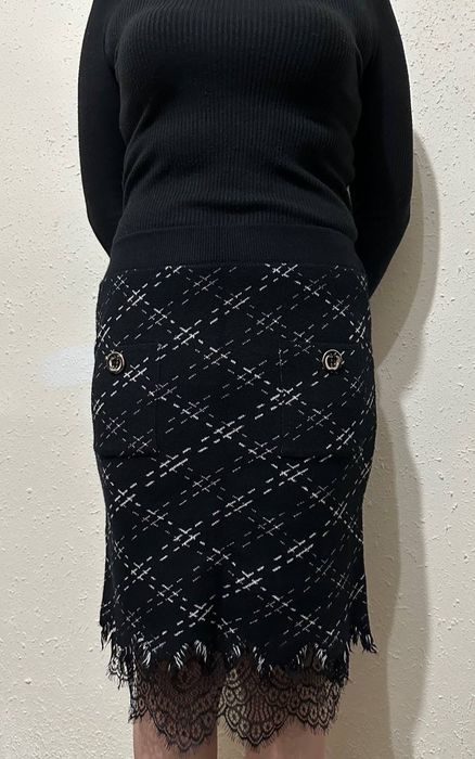 Черная теплая юбка