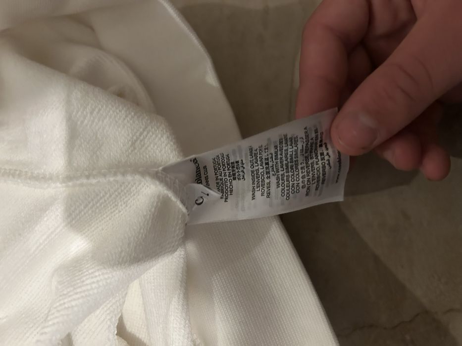 Hanorac alb casablanca cu imprimeu