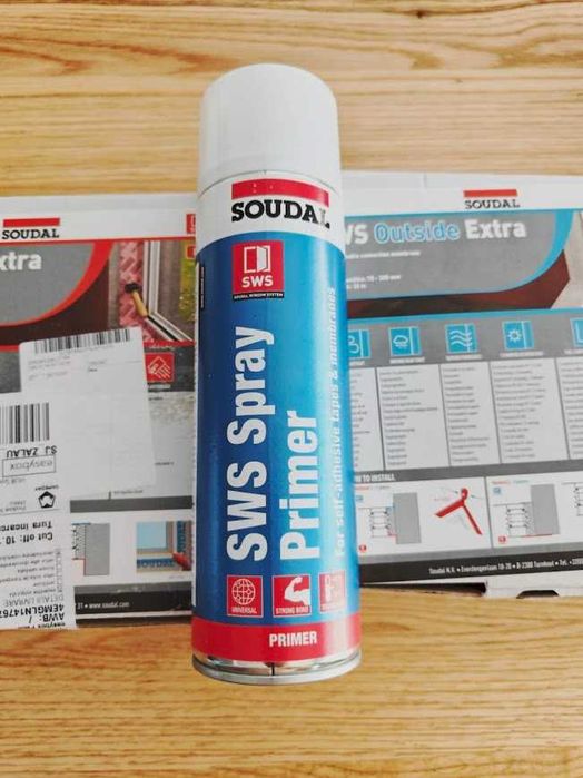 Set benzi etanșare Soudal SWS Extra + Primer – ferestre și uși