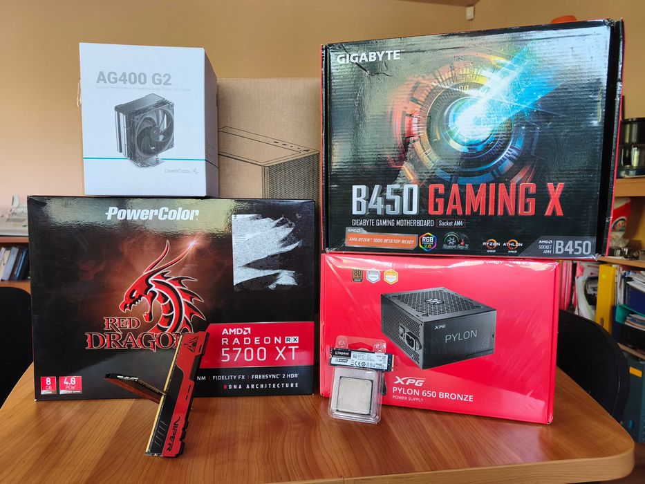 Ryzen 3600, Rx 5700xt, 16gb, 500gb