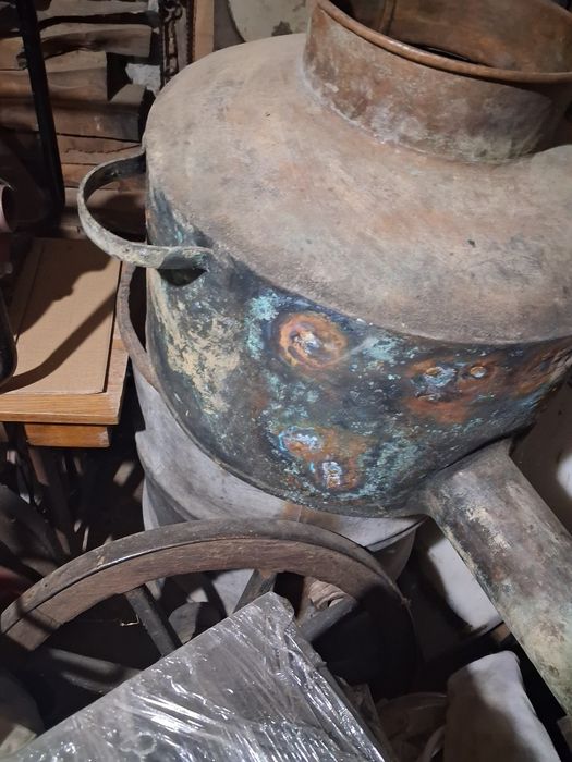 Cazan cupru vechi  vinars tuica 60 l