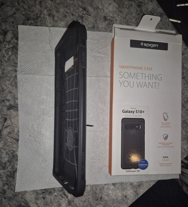 Husa originala  Samsung S10 plus Spigen Armour  noua in cutie