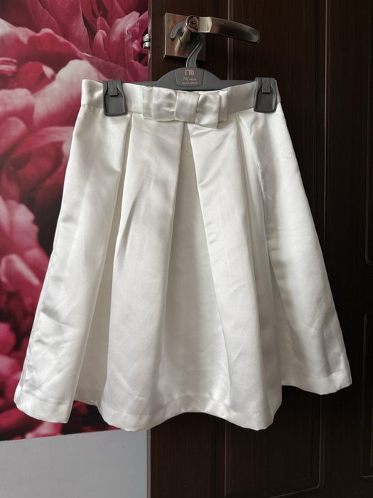 Юбка атлас белая Naf Naf xs