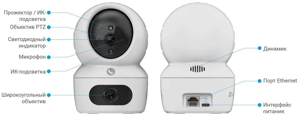 Установка КАМЕРА EZVIZ , видео наблюдение.