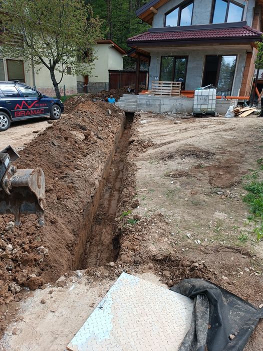 Услуги с мини  багер с 4 кофи и самосвал до 3.5т