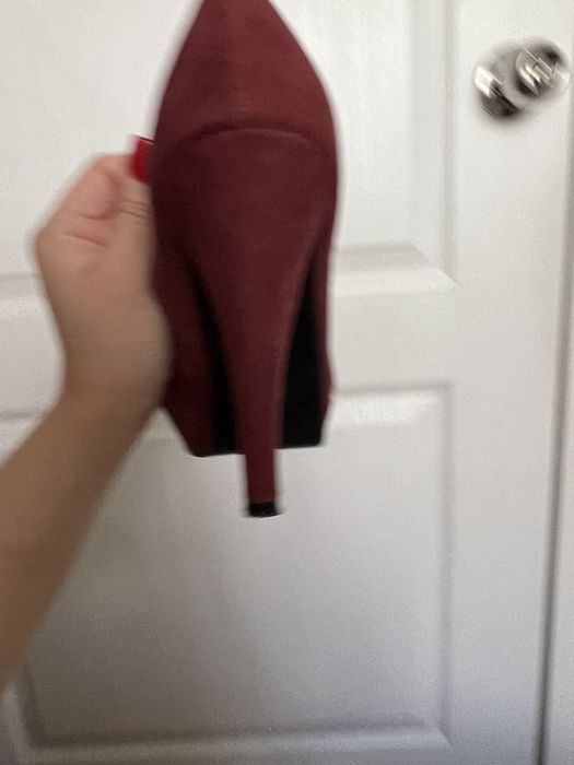 Туфли бордовые