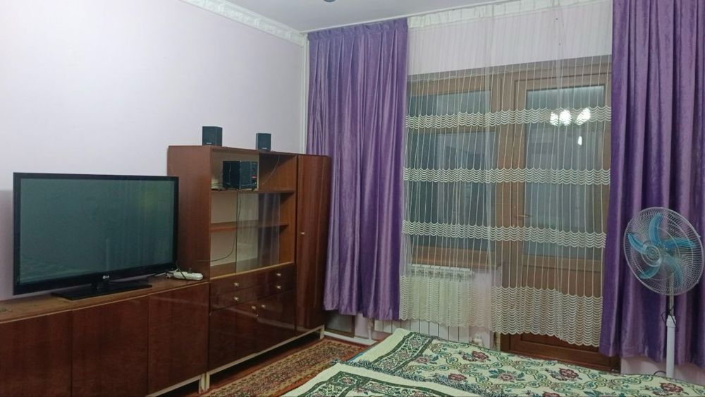 1 комнатная с мебелью и техникой вдоль дороги с двухконтурным котлом