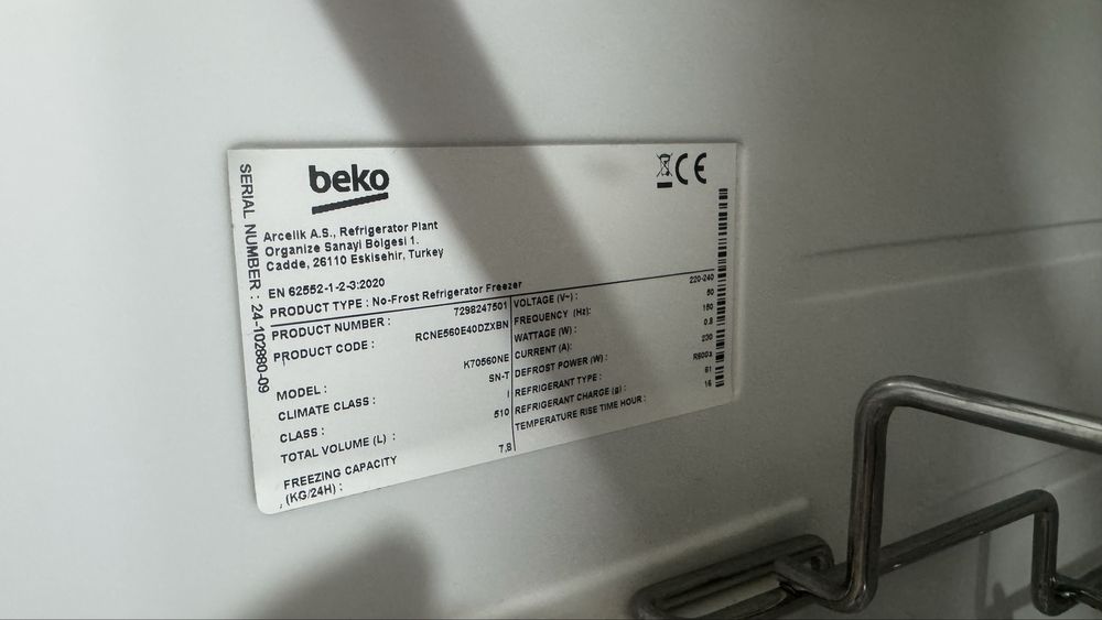 Frigider Beko 510L no-frost in garantie extinsa 3,5 ani combina frigorifica