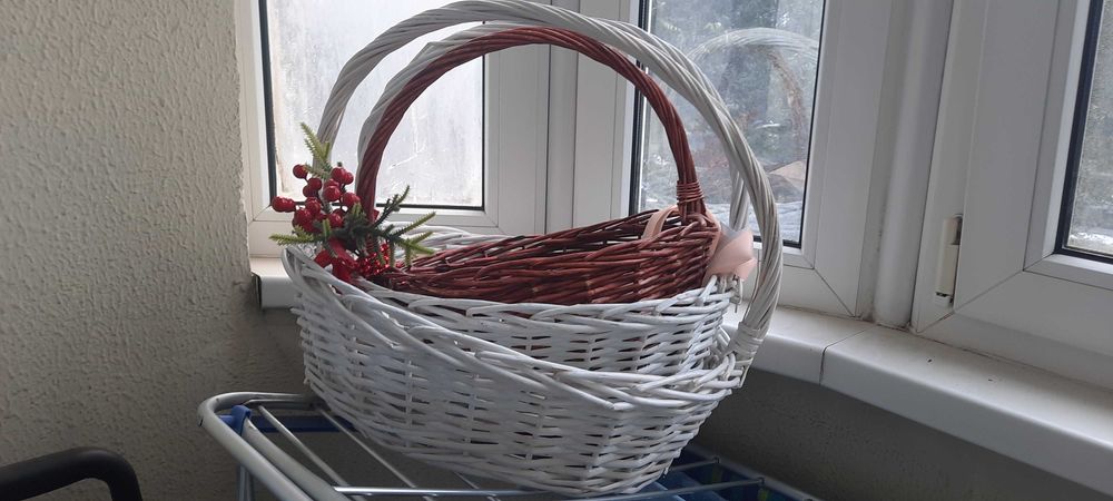 Корзины соломеные