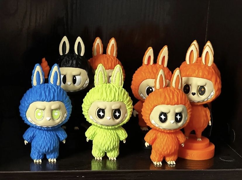 Лабубу 3D игрушка – авторская печать