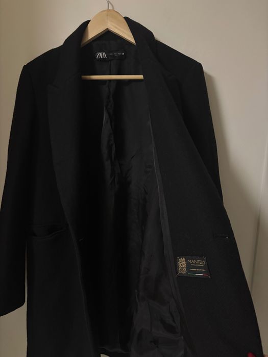 Palton Zara Manteco - mărime S/36 - lana 75%