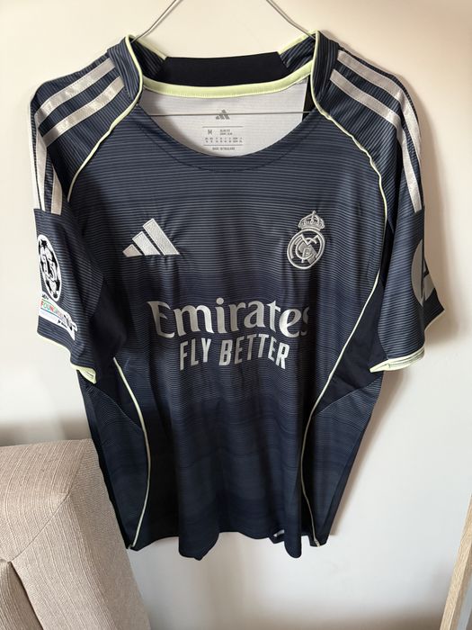 Tricou Bellingham Real Madrid Away badge ucl fotbal